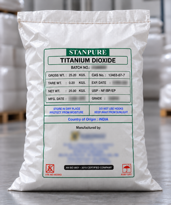 Đóng gói Titanium Dioxide (ảnh minh họa)